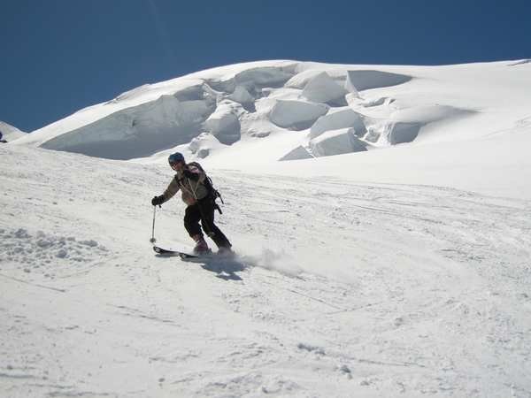 Ski d'été au Mont-Rose